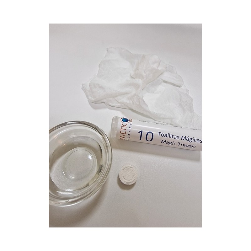 Toallitas comprimidas cosmeticoseficaces.com